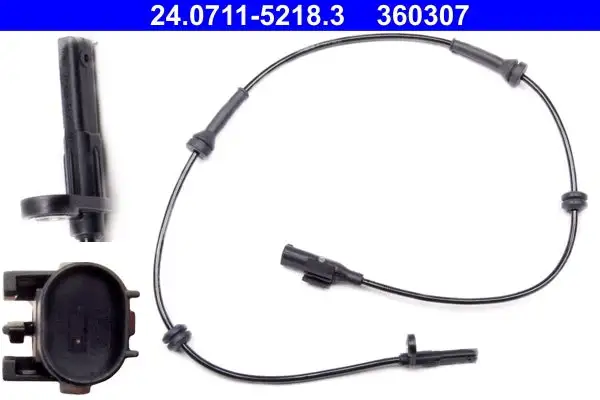 Capteur, vitesse de roue ATE 24.0711-5218.3