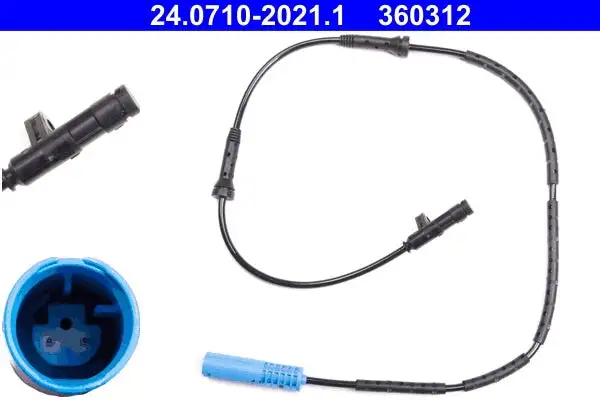 Capteur, vitesse de roue ATE 24.0710-2021.1