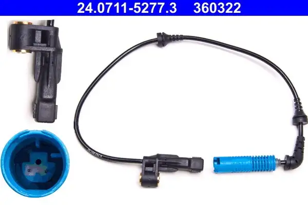 Capteur, vitesse de roue ATE 24.0711-5277.3