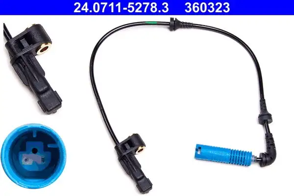 Capteur, vitesse de roue ATE 24.0711-5278.3