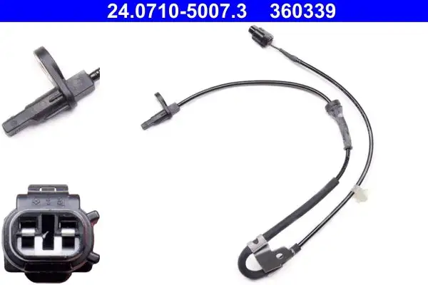 Capteur, vitesse de roue ATE 24.0710-5007.3
