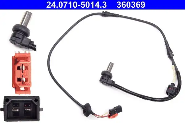 Capteur, vitesse de roue ATE 24.0710-5014.3
