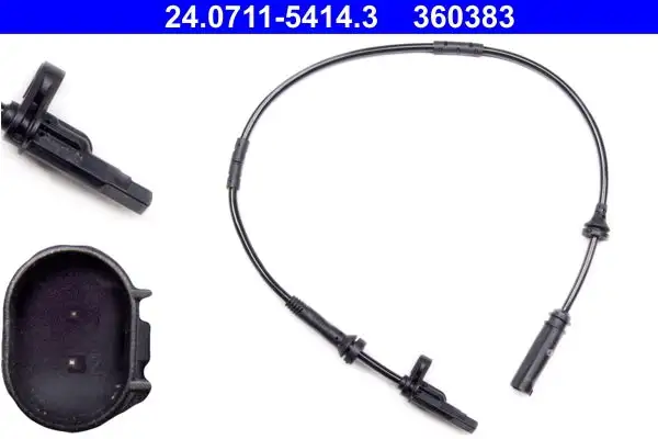 Capteur, vitesse de roue ATE 24.0711-5414.3