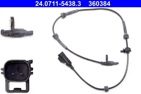 Capteur, vitesse de roue ATE 24.0711-5438.3