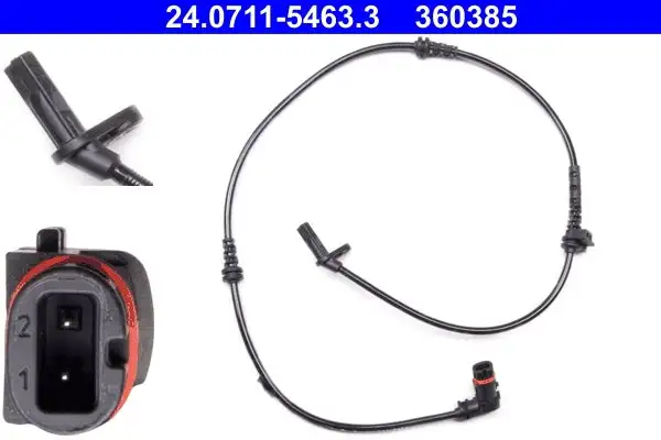 Capteur, vitesse de roue ATE 24.0711-5463.3