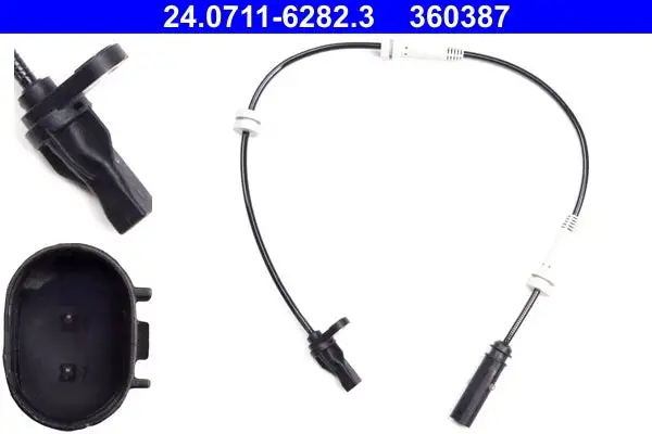 Capteur, vitesse de roue ATE 24.0711-6282.3