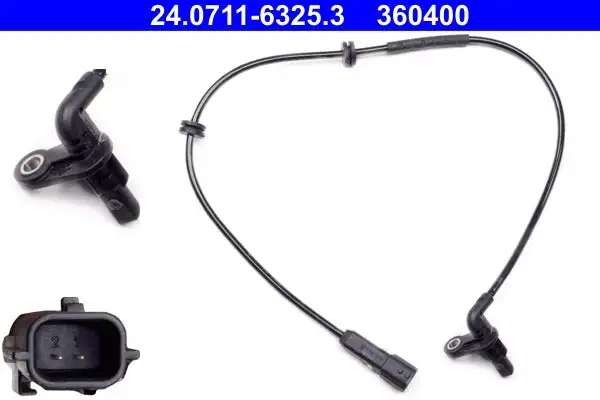Capteur, vitesse de roue ATE 24.0711-6325.3