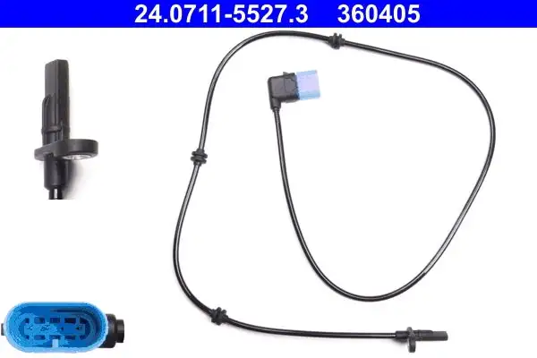 Capteur, vitesse de roue ATE 24.0711-5527.3