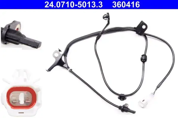 Capteur, vitesse de roue ATE 24.0710-5013.3