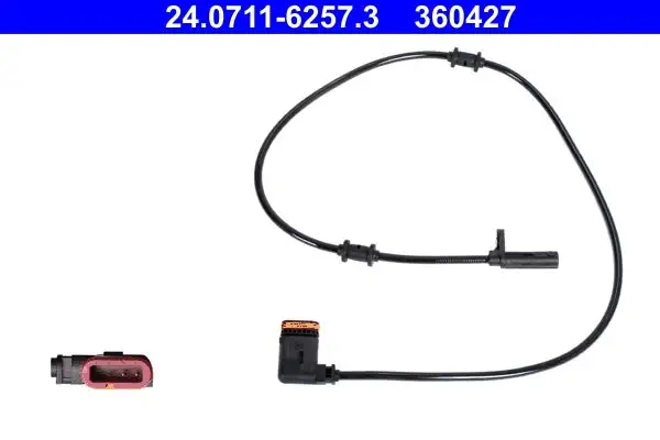 Capteur, vitesse de roue ATE 24.0711-6257.3