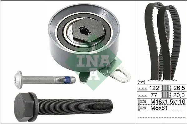 Kit de distribution INA 530 0406 10