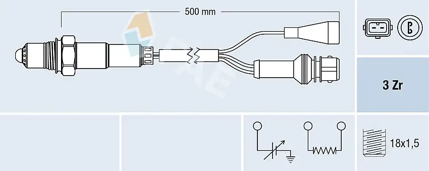 Sonde lambda FAE 77105