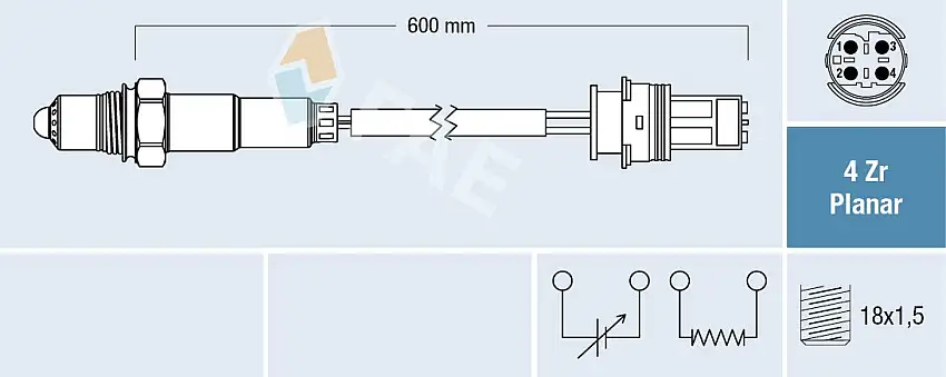Sonde lambda FAE 77279