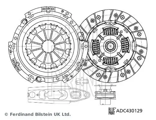 Kit d'embrayage BLUE PRINT ADC430129