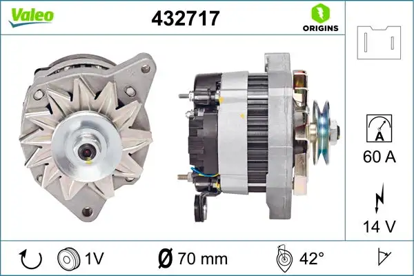 Alternateur VALEO 432717