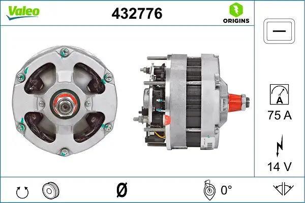 Alternateur VALEO 432776