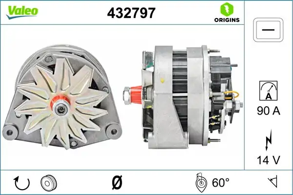 Alternateur VALEO 432797