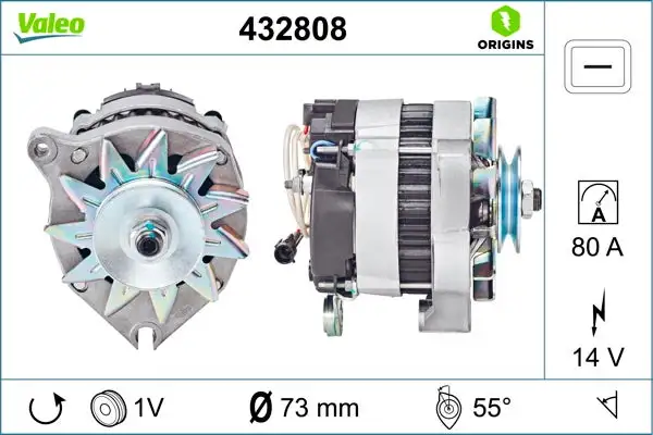 Alternateur VALEO 432808
