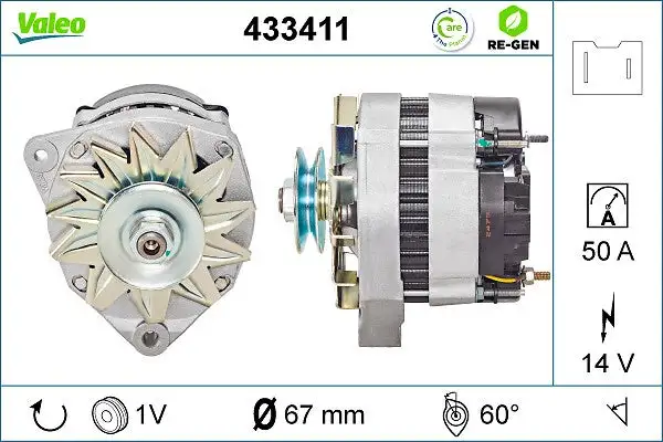 Alternateur VALEO 433411
