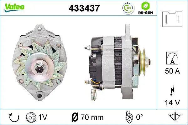 Alternateur VALEO 433437