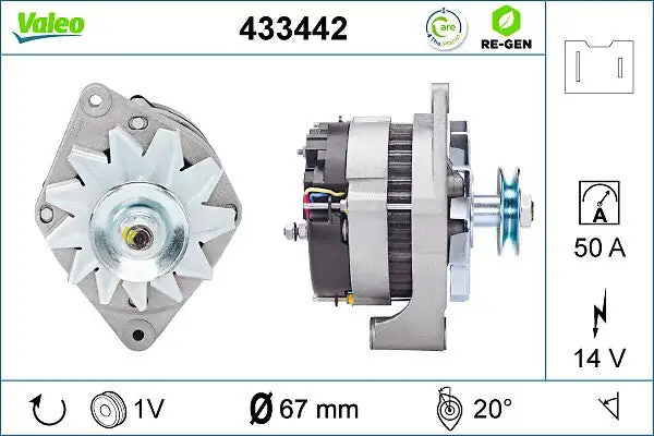 Alternateur VALEO 433442