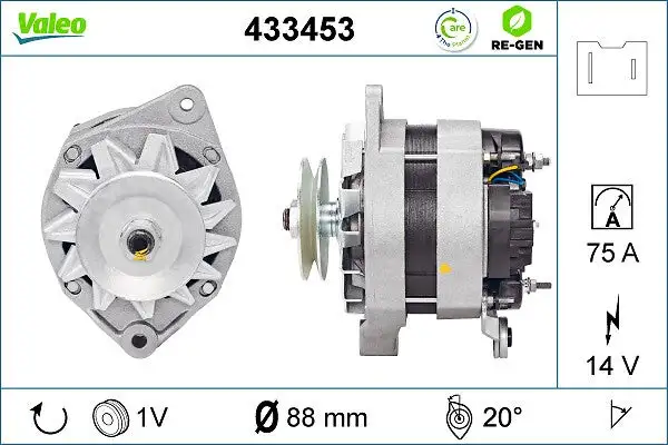 Alternateur VALEO 433453