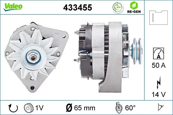 Alternateur VALEO 433455