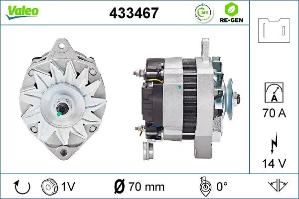 Alternateur VALEO 433467
