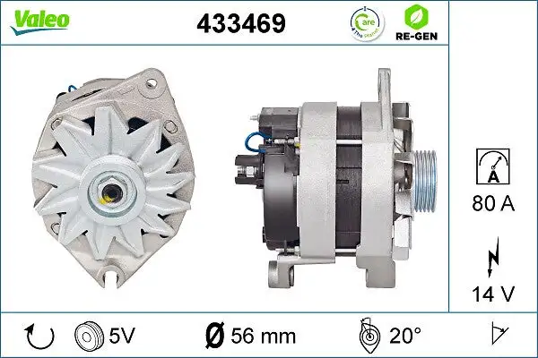 Alternateur VALEO 433469