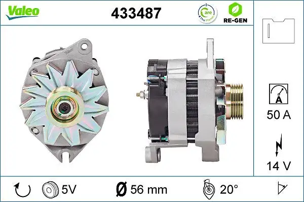 Alternateur VALEO 433487