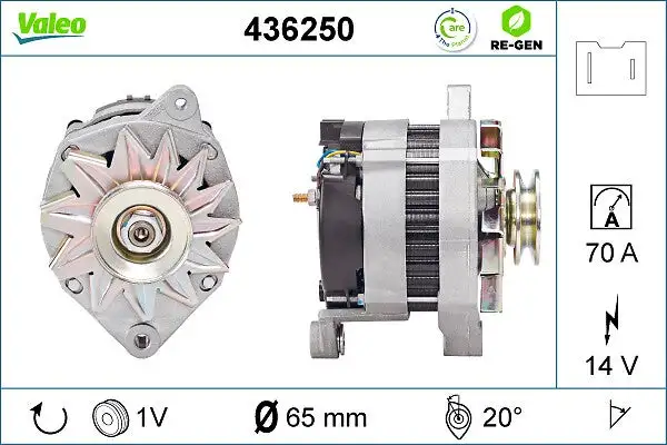 Alternateur VALEO 436250