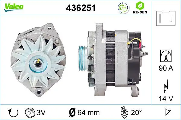 Alternateur VALEO 436251