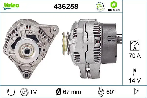 Alternateur VALEO 436258