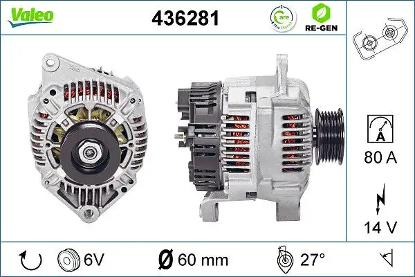 Alternateur VALEO 436281