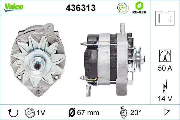 Alternateur VALEO 436313