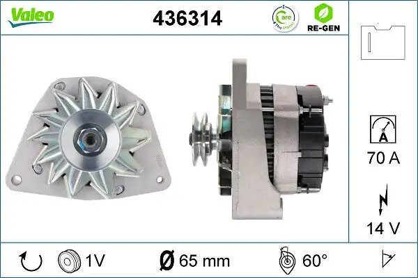 Alternateur VALEO 436314