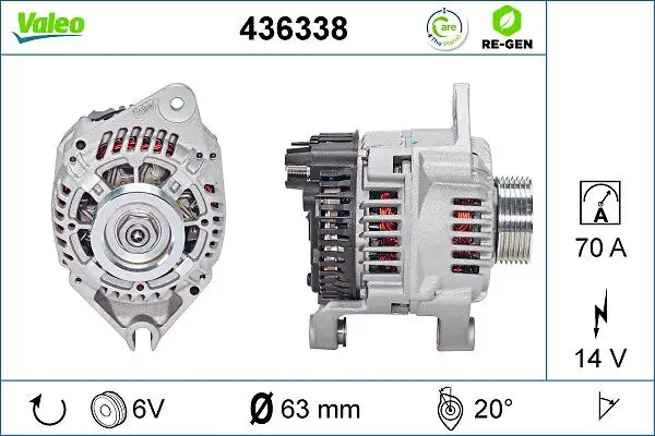 Alternateur VALEO 436338