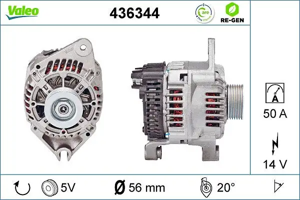 Alternateur VALEO 436344