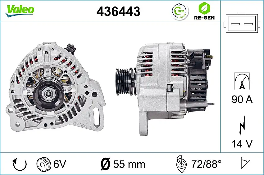Alternateur VALEO 436443
