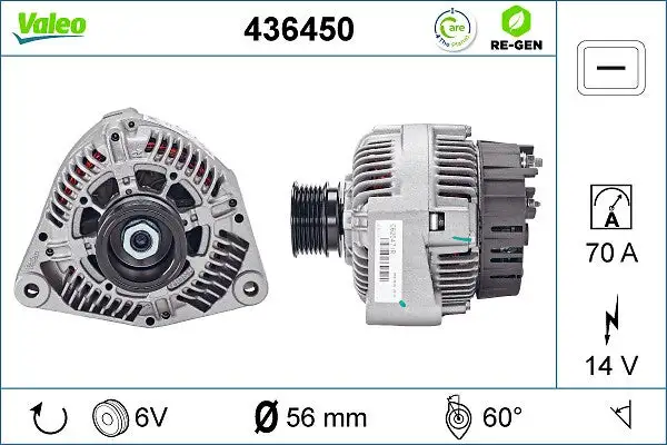 Alternateur VALEO 436450