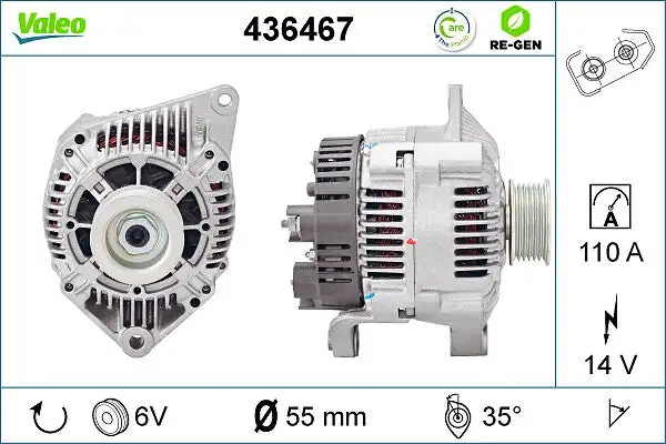 Alternateur VALEO 436467