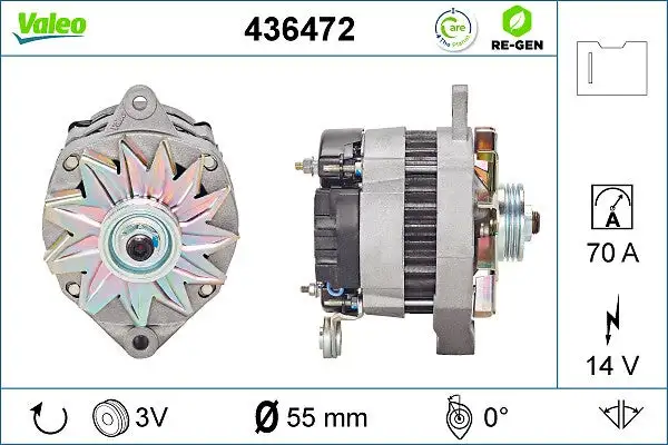 Alternateur VALEO 436472