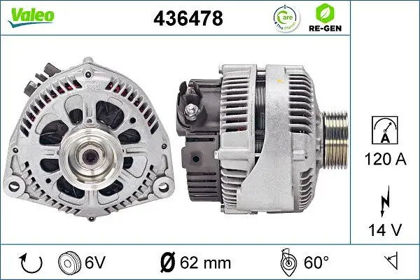 Alternateur VALEO 436478