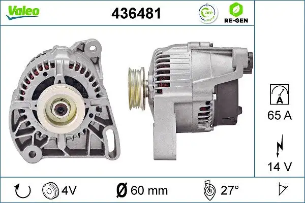Alternateur VALEO 436481