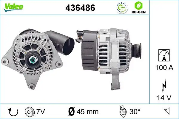 Alternateur VALEO 436486