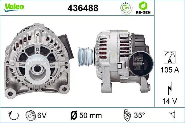 Alternateur VALEO 436488