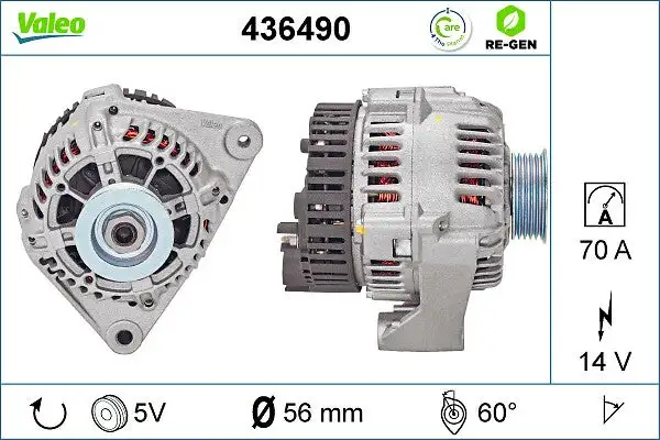 Alternateur VALEO 436490