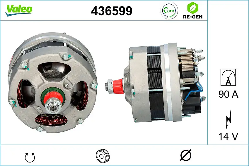 Alternateur VALEO 436599