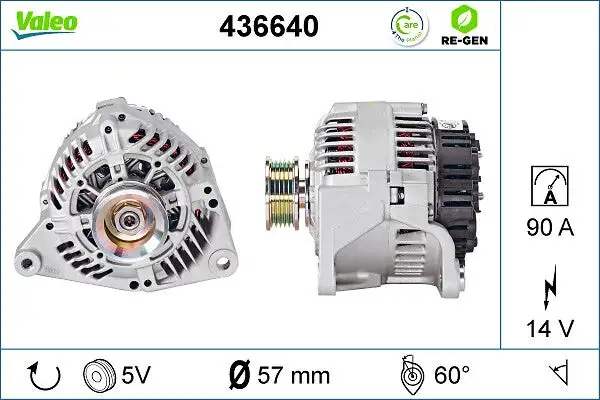 Alternateur VALEO 436640