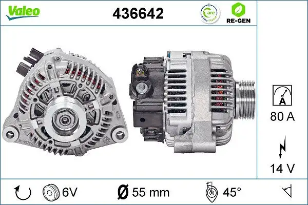 Alternateur VALEO 436642